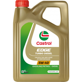 Castrol Edge Titanium Turbo Diesel 5W-40 Motorolje Dunk 4 l