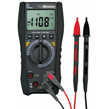 MULTIMETER, AVANSERT, 9 V BATT.