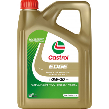 Castrol Edge V 0W-20 Motorolje Dunk 4 l