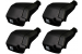 MontBlanc Xplore Fotsett/Lastholderfot 7502/787502 - 4-pakning